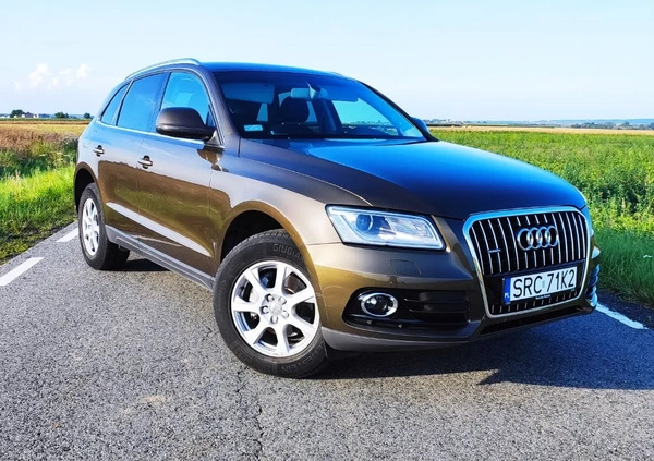 Audi Q5 cena 71900 przebieg: 129000, rok produkcji 2012 z Racibórz małe 326